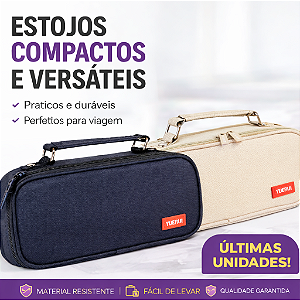 Estojo Necessaire Organizadora Multiuso Com Alça De Mão