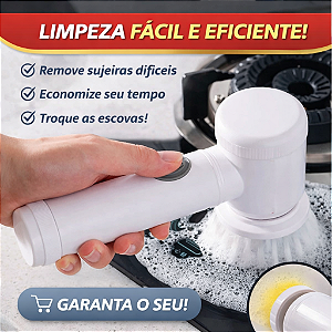 Escova Elétrica Multifuncional 3 em 1 para Louça