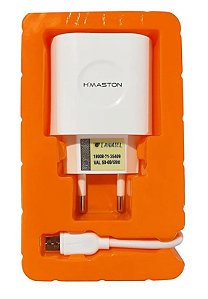 Carregador Turbo Tipo C 4.8A 1m 2 USB H'Maston