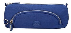 Estojo Escolar Juvenil Nylon Compartimento Duplo