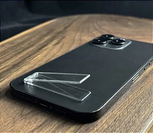 Apoio para celular transparente