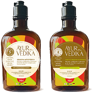 Combo Detox para os Cabelos Shampoo & Condicionador - ĀYURVÈDIKA