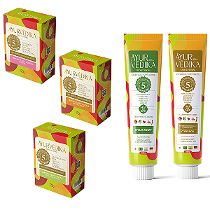 KIT BEM ESTAR CORPO E SORRISO AYURVÈDIKA