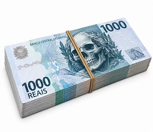 Dinheiro R$ 1,00 igual a 1000 no jogo