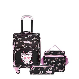 Kit Mochila de Rodinha Speedy Pack 5XT Preta Xtrem