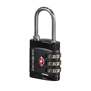Cadeado para Mala TSA Global Preto Samsonite