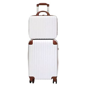 Kit Mala de Bordo 10kg com Frasqueira Bagagem de Mão Qualis