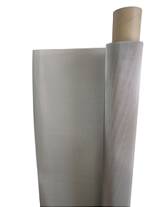 TELA INOX 304 MALHA 150, FIO 0,06MM - 1,0M X 50CM - 100 MÍCRONS