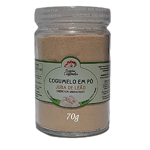 Cogumelo Juba De Leão Em Pó 70g | ≈35 dias de consumo | Dose: 1 c. chá (≈2 g) • ≈ R$ 3,86/dia • Puro e rastreável