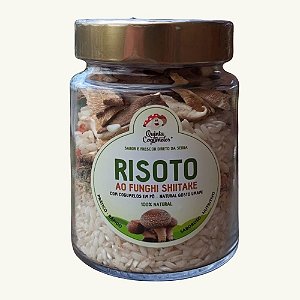 Risoto Funghi Natural 205g (Vidro) – Caldo Real | Serve 2–3 Pessoas | Presente Gourmet