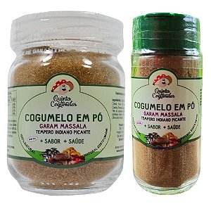 Garam Masala com cogumelos: Perfume e Sabor indiano. Escolha o tamanho: 45 g ou 90 g.