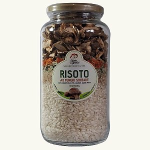 Risoto Família de Shiitake 420g – Serve 6 Pessoas | Caldo Real | Prático e Especial