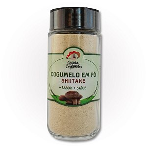 Cogumelo Shiitake em Pó 100% - Saúde | Sabor | Umami - Escolha: 30g / 50g / 100g