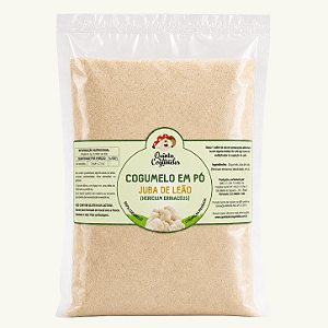 Refil Cogumelo Juba De Leão Em Pó 100g | ≈ 2 meses de consumo | Dose: 1 c. chá (≈2 g) • Puro e rastreável
