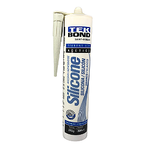 ADESIVO DE SILICONE ACÉTICO BRANCO 280G - TEKBOND