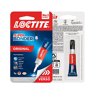 COLA INSTANTÂNEA MULTIUSO SUPER BONDER ORIGINAL 3G - LOCTITE