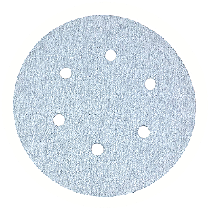 DISCO C/ VELCRO BRANCO 6POL 150MM C/ 6 FUROS