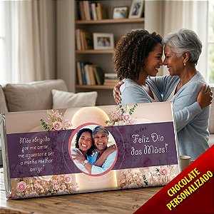 Barra de Chocolate Grande DIA DAS MÃES - Personalizado (DM002)