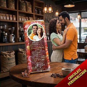 Barra de Chocolate Grande NAMORADOS - Personalizado (NM002)