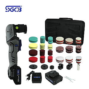 Mini Politriz Nano iBrid Rotativa e Roto Orbital 80mm 220V - SGCB