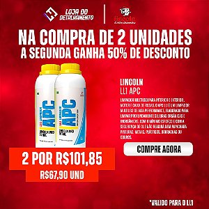 Lincoln LL1 APC- Comprando um o segundo sai com 50% de desconto!!!