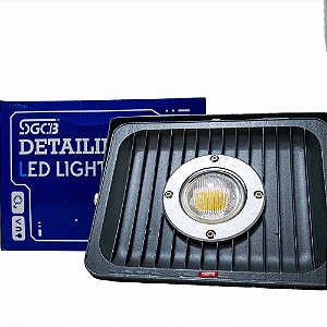 Holofote De Inspeção Refletor 50w 3000k Bivolt - SGCB