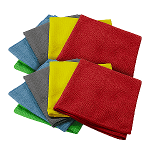 Pano de Microfibra Green Future 40x40cm 220gsm - Kit c/ 10 unidades