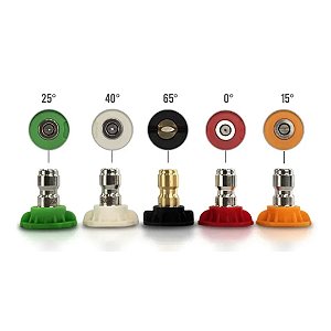 Kit 5 Bicos para Lavadora de Alta Pressão 1,1mm - KERS