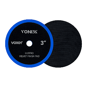 Boina de Veludo Voxer Preta Lustro - 3" VONIXX