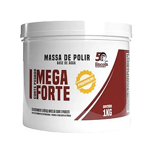 Massa de Polir Mega Forte Nivelador de Superfície Corte Pesado 1kg - LINCOLN