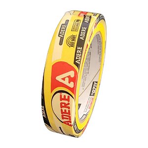 Fita Crepe Automotiva Amarela 24mmx40m - ADERE