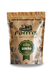 Erva-mate Premium Farm's 500g sabor Limão