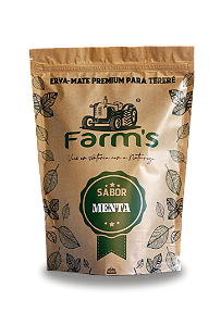 Erva-mate Premium Farm's 500g sabor Menta