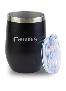 Copo Térmico para Tereré 360 ml Preto