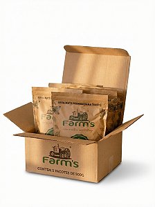 Pack com 05 pacotes de Farm's 05x500g