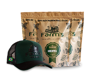COMBO 3 PACOTES + BONÉ OFICIAL FARMS