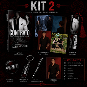 CONTRATO - ONDE A PAIXÃO ENCONTRA O PODER / KIT 02 / ADELE MENEZES (PRÉ-VENDA ATÉ 01/07)