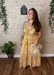 Vestido Longo Turmalina Amarelo