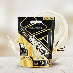 Gold Whey Adaptogen Refil 900g 100% Whey Concentrado
