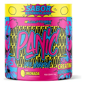 Suplemento Em Pó Adaptogen Science Panic Pré Treino Com Creatina Pote 300g