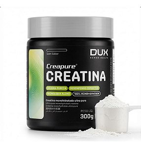 Creatina Dux Nutrition 300g Original Selo Creapure Alemã Sem Sabor