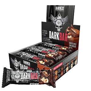 Dark Bar Darkness Barrinha Nutritiva com Fibras e Proteína para Sustentação e Saciedade - 8 Unidades