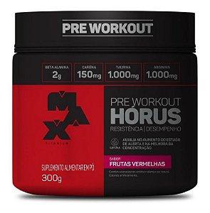 Max Titanium HORUS PRE WORKOUT Suplemento em pó 300g