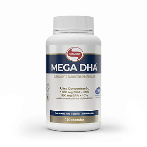 Ômega 3 Vitafor Mega Dha 120 Cápsulas 1500mg Dha 300mg Epa