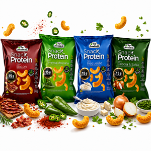 Salgadinho Proteico 15g de Proteina Top Saudável 50G