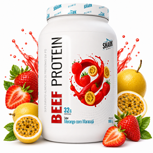 Proteina Isolada Beef Protein Shark Pro 900G Zero Lactose