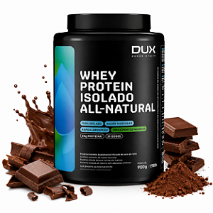 Whey Protein Isolado All Natural - Pote 900g Dux Nutrition