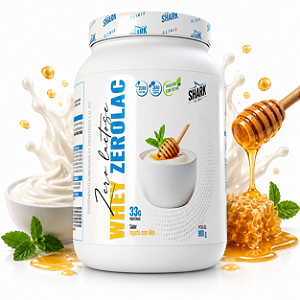 Shark Pro Whey ZeroLac 900g Iogurte com Mel - Linha Clinic