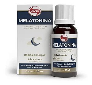 VITAFOR MELATONINA EM GOTAS FRASCO 20ML