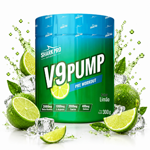SHARK PRO V9 PUMP PRÉ-TREINO 300G REFRIGERANTE LIMÃO